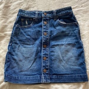 Denim Hollister Skirt